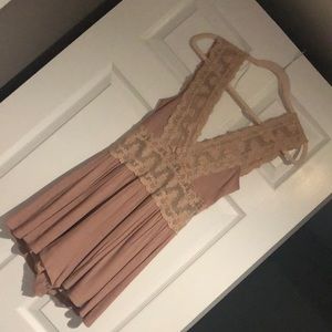 Lacey, nude romper